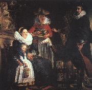 Jacob Jordaens The Painter's Family oil painting reproduction
